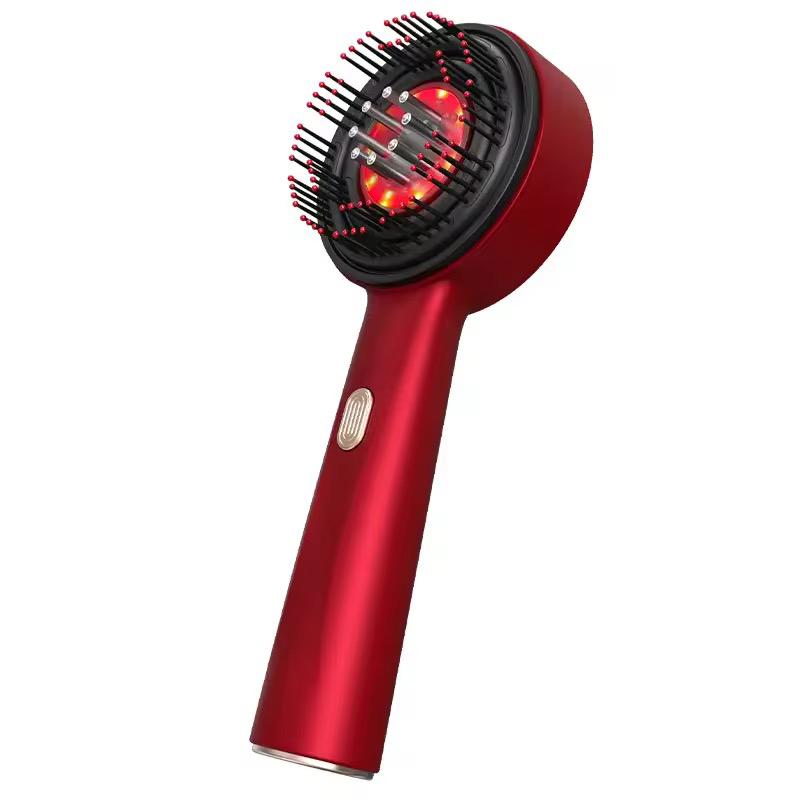 Brosse de Massage & Thérapie LED pour la Repousse des Cheveux