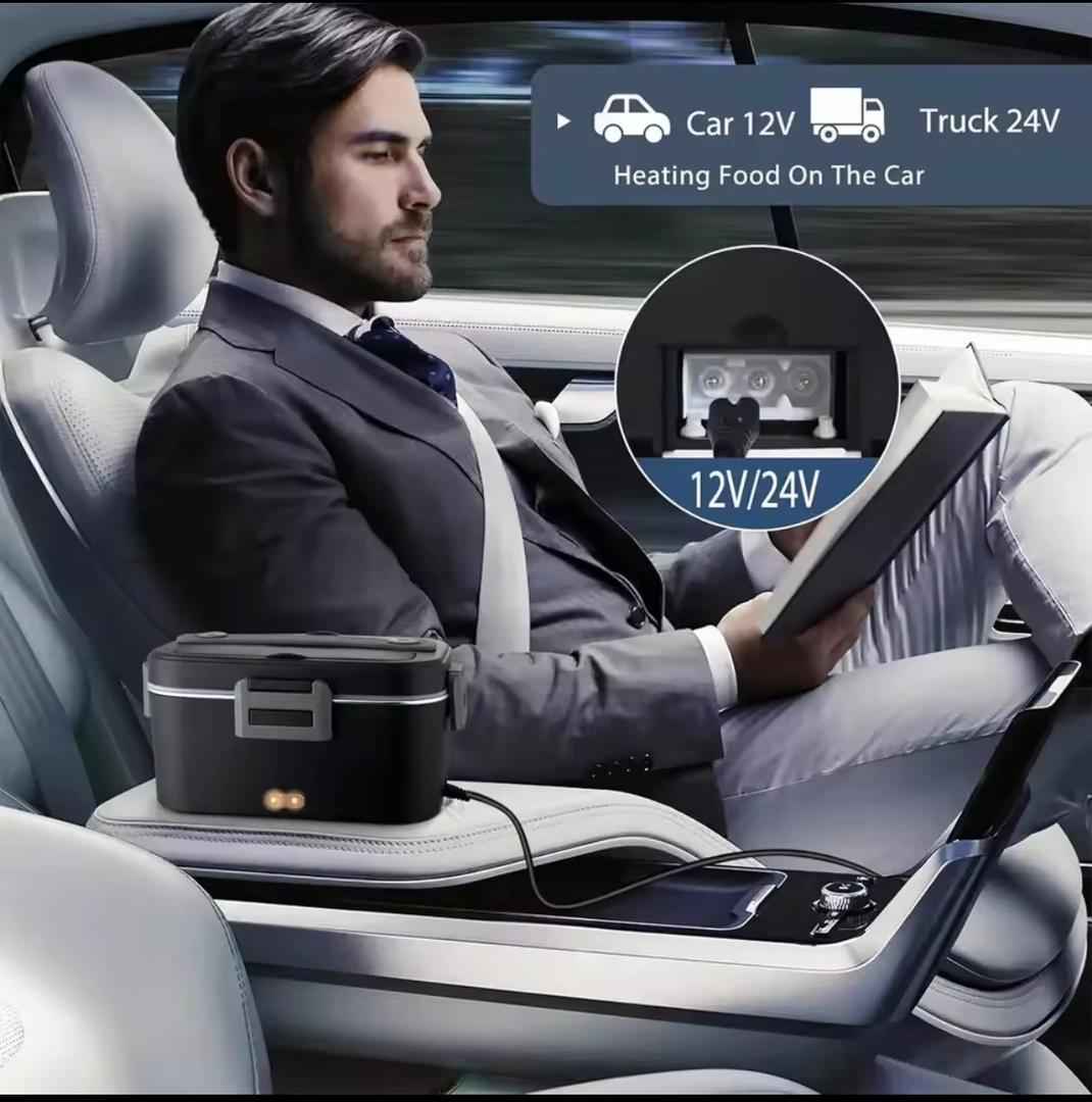 Boîte à déjeuner électrique Portable en acier inoxydable, plateau à repas, - Best Price224