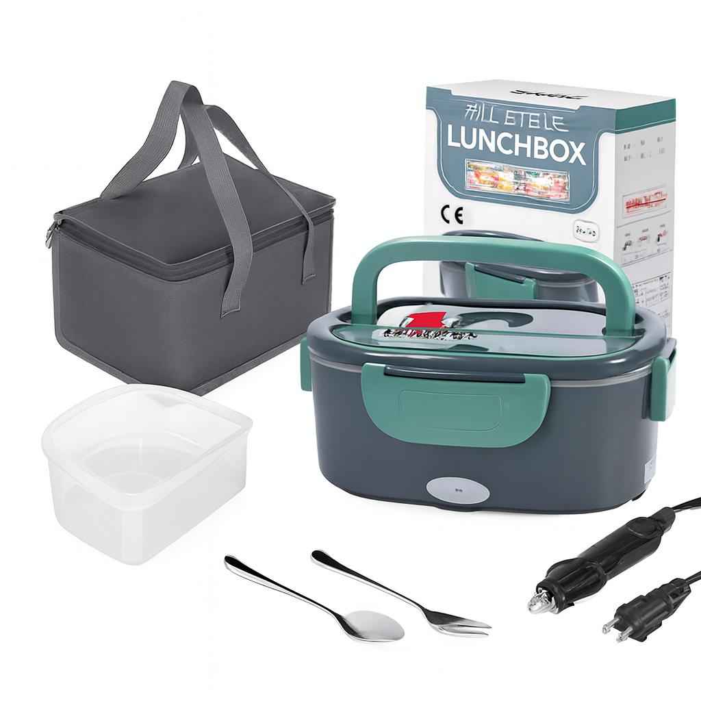 Boîte à déjeuner électrique Portable en acier inoxydable, plateau à repas, - Best Price224